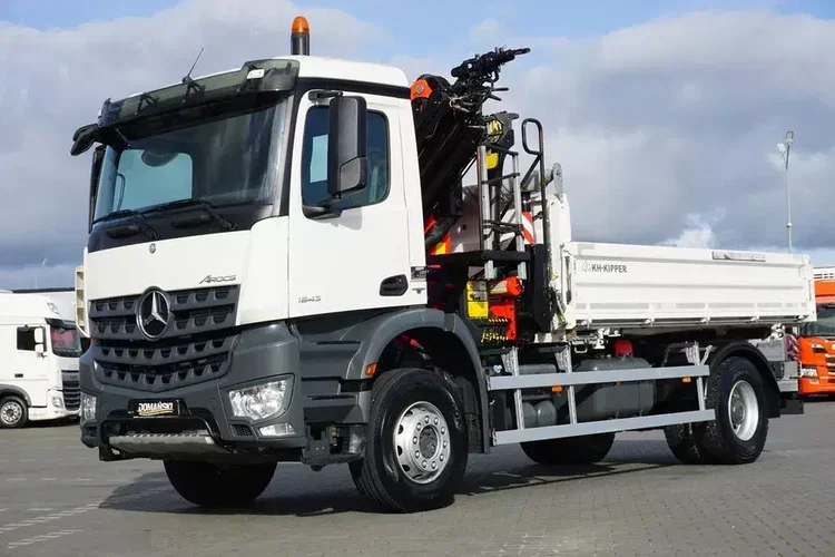 Mercedes / AROCS / 1843 / E 6 / WYWROTKA + HDS / ROTATOR / PALFINGER PK 13001 / WYSIĘG 17 M zdjęcie 27