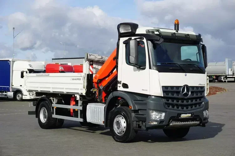 Mercedes / AROCS / 1843 / E 6 / WYWROTKA + HDS / ROTATOR / PALFINGER PK 13001 / WYSIĘG 17 M zdjęcie 3