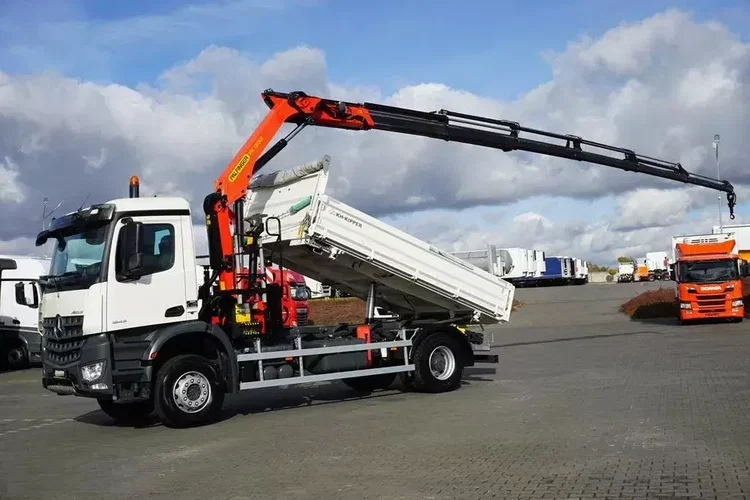 Mercedes / AROCS / 1843 / E 6 / WYWROTKA + HDS / ROTATOR / PALFINGER PK 13001 / WYSIĘG 17 M zdjęcie 4