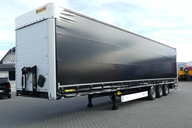 Wielton MEGA / FIRANKA / OŚ PODNOSZONA / ZADBANA / zdjęcie 2