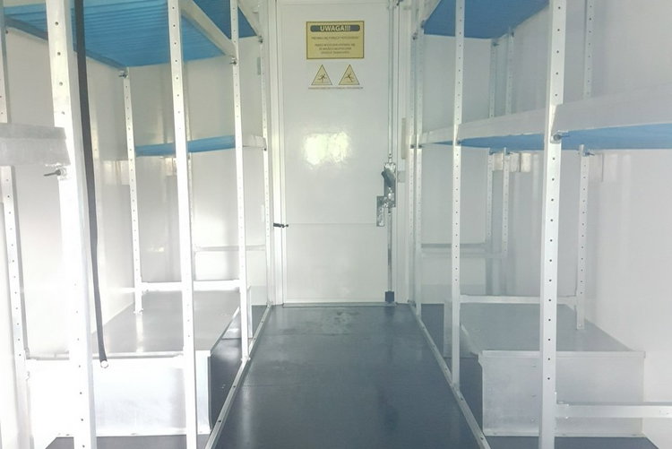 Iveco Daily KONTENER NISKOPODŁOGOWY 4.43x2.23x2.42 SKLEP BAR FOODTRUCK KAMPER AC zdjęcie 35