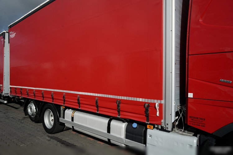 Volvo FH 460 / ZESTAW TANDEM / 120 M3 / PRZEJAZDOWY / I-SAVE / KLIMA POSTOJOWA / OŚ PODNOSZONA SKRĘTNA / WIELTON zdjęcie 20