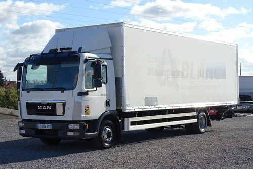 MAN TGL 12.220 Kontener Sprowadzony Przebieg Udokumentowany , Winda, Kontener, Blokada Mostu, DMC 11990