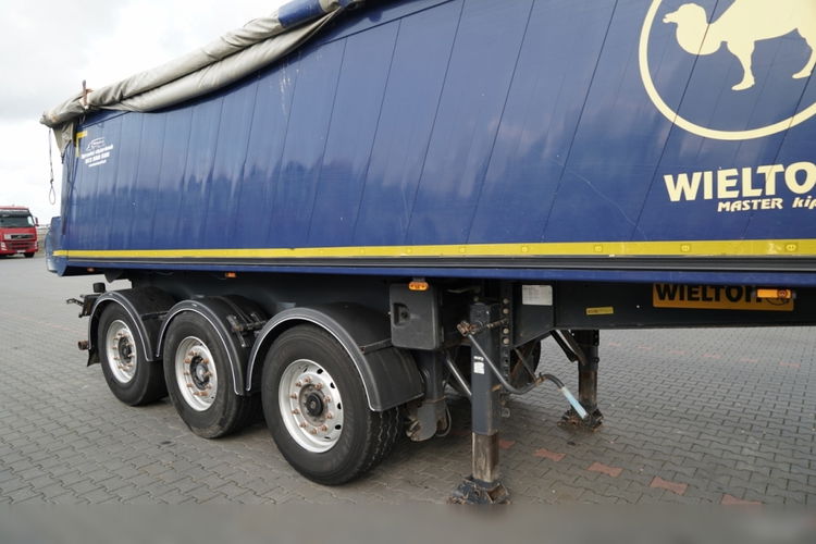 Wielton / WYWROTKA / 24 M3 /  ALUMINIOWA / OŚ PODNOSZONA / OSIE SAF / PO KONTRAKCIE SERWISOWYM zdjęcie 9