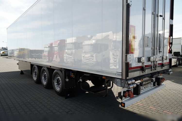 SCHMITZ / CHŁODNIA / THERMO KING SLX 400 / HAKÓWKA / OŚ PODNOSZONA / KOSZ NA PALETY zdjęcie 11