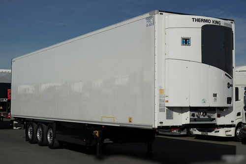 Schmitz SCHMITZ / CHŁODNIA / THERMO KING SLX 400 / HAKÓWKA / OŚ PODNOSZONA / KOSZ NA PALETY