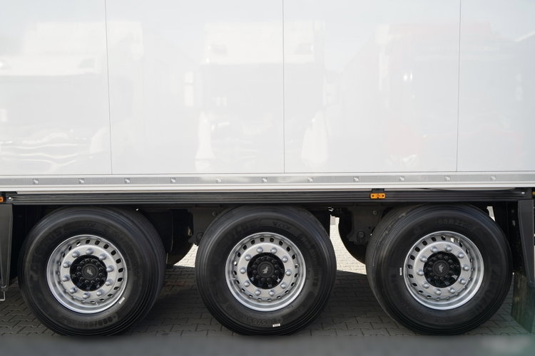 SCHMITZ / CHŁODNIA / THERMO KING SLX 400 / HAKÓWKA / OŚ PODNOSZONA / KOSZ NA PALETY zdjęcie 25