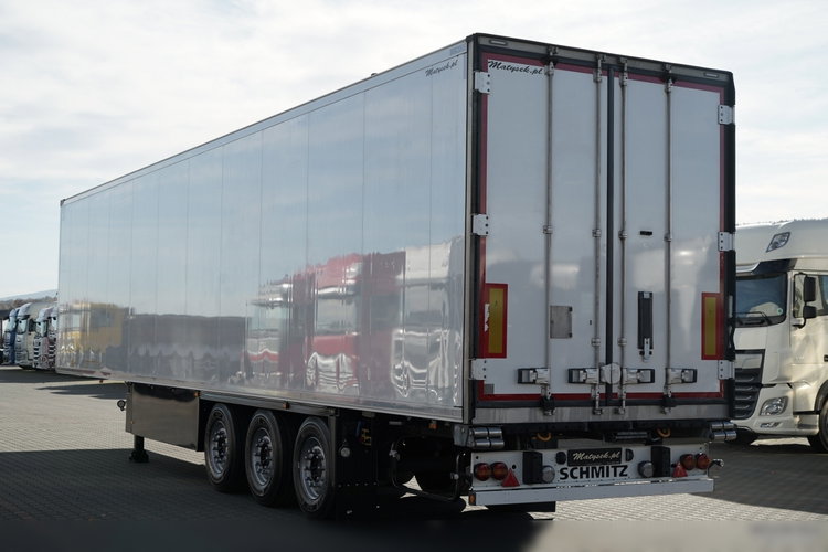 SCHMITZ / CHŁODNIA / THERMO KING SLX 400 / HAKÓWKA / OŚ PODNOSZONA / KOSZ NA PALETY zdjęcie 5