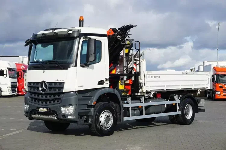 Mercedes AROCS / 1843 / E 6 / WYWROTKA + HDS / ROTATOR / PALFINGER PK 13001 / WYSIĘG 17 M zdjęcie 2