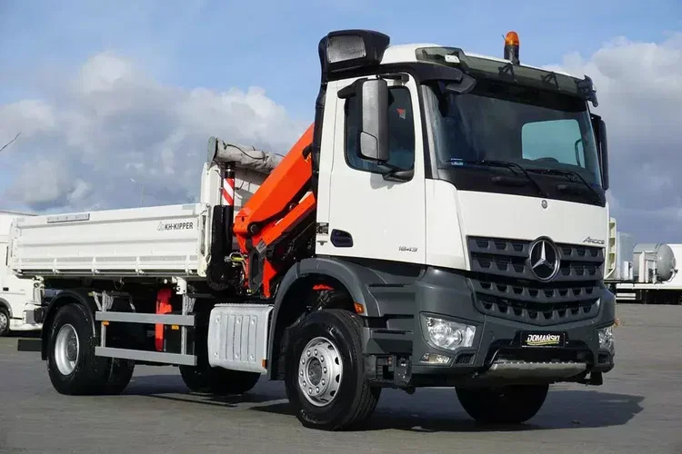 Mercedes AROCS / 1843 / E 6 / WYWROTKA + HDS / ROTATOR / PALFINGER PK 13001 / WYSIĘG 17 M zdjęcie 34