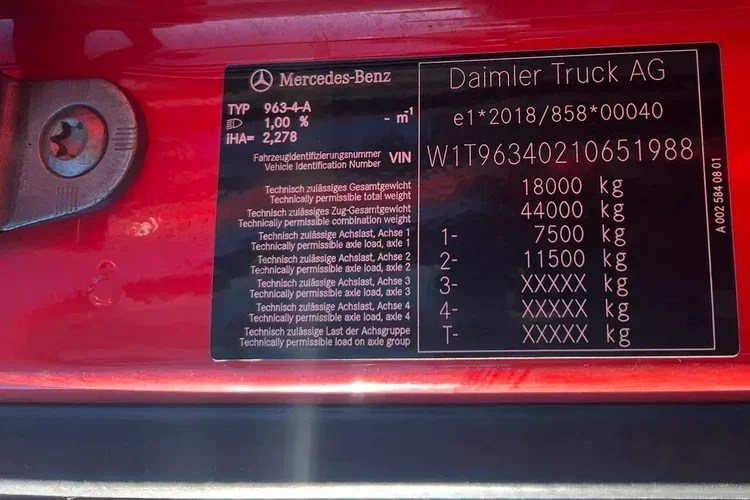 Mercedes ACTROS L prokontraktowy zdjęcie 34