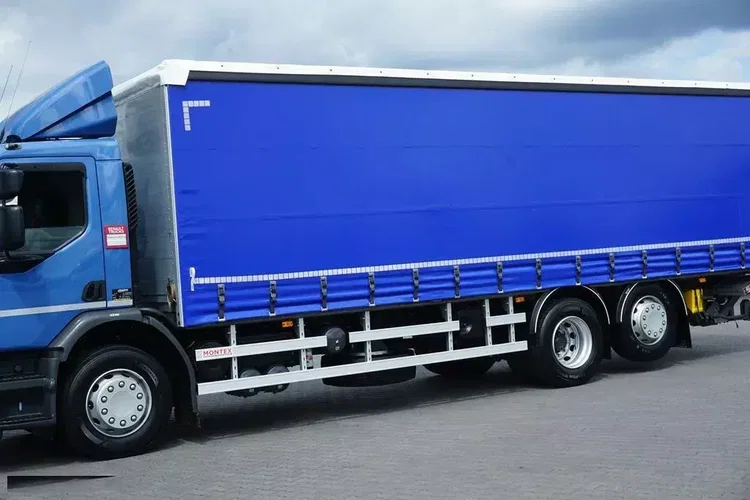 Renault / D 320 / EURO 6 / FIRANKA + WINDA / 21 PALET / ŁAD. 16 530 KG zdjęcie 15