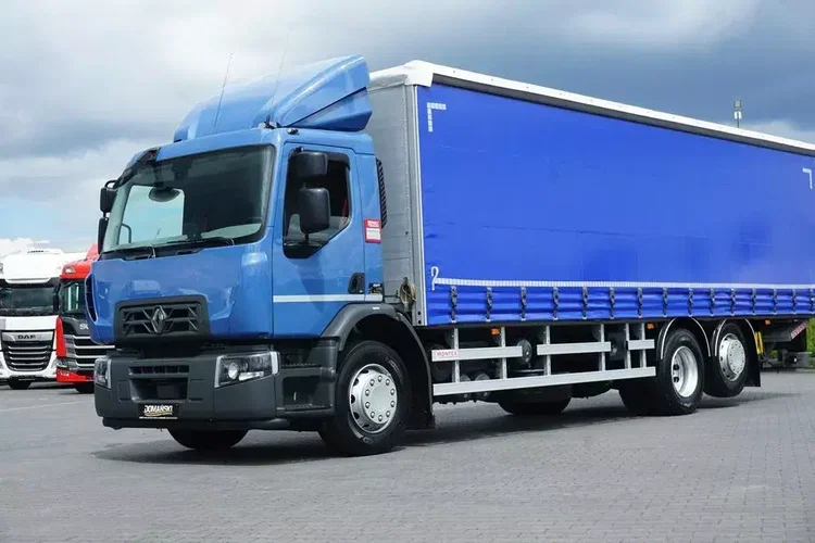 Renault / D 320 / EURO 6 / FIRANKA + WINDA / 21 PALET / ŁAD. 16 530 KG zdjęcie 35