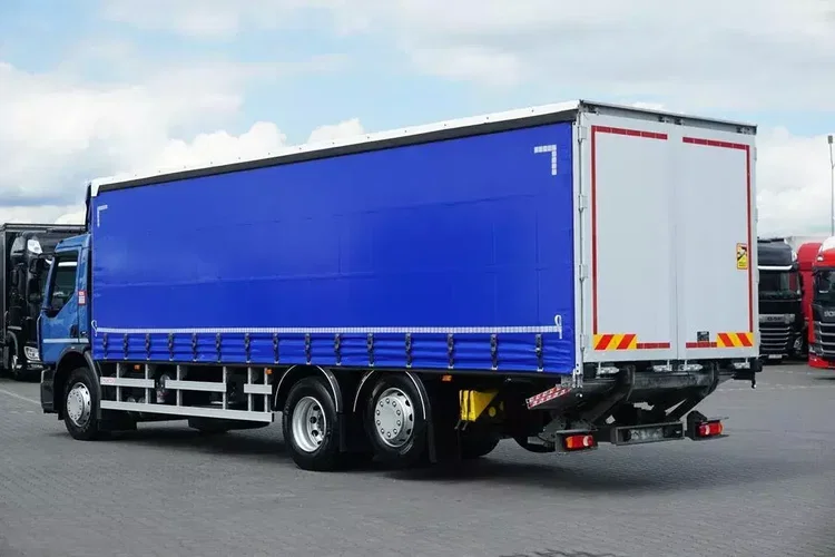 Renault / D 320 / EURO 6 / FIRANKA + WINDA / 21 PALET / ŁAD. 16 530 KG zdjęcie 6