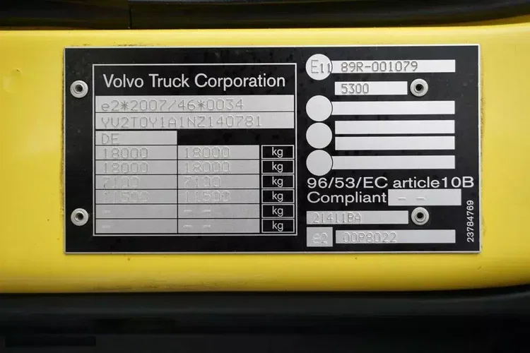 Volvo FL / 290 / ACC / E 6 / BURTOWY / 18 PALET / ŁAD. 10 150 KG zdjęcie 11