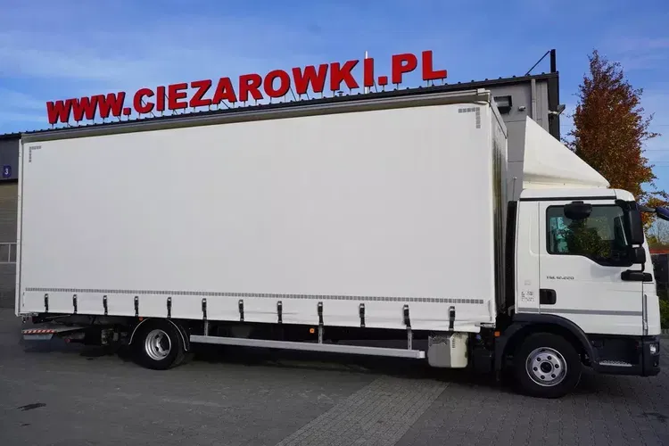 MAN TGL 12.220 / Firanka 19 EPAL / 140 tys. km zdjęcie 2