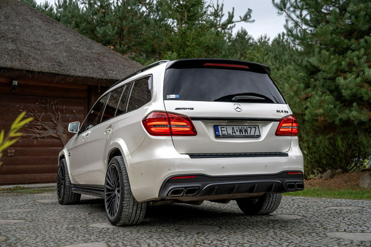 Mercedes GLS Klasa 63 AMG / 5.5 V8 585KM / Oryginał / 2kpl kół / Japonia / Bezwypadkowy zdjęcie 11
