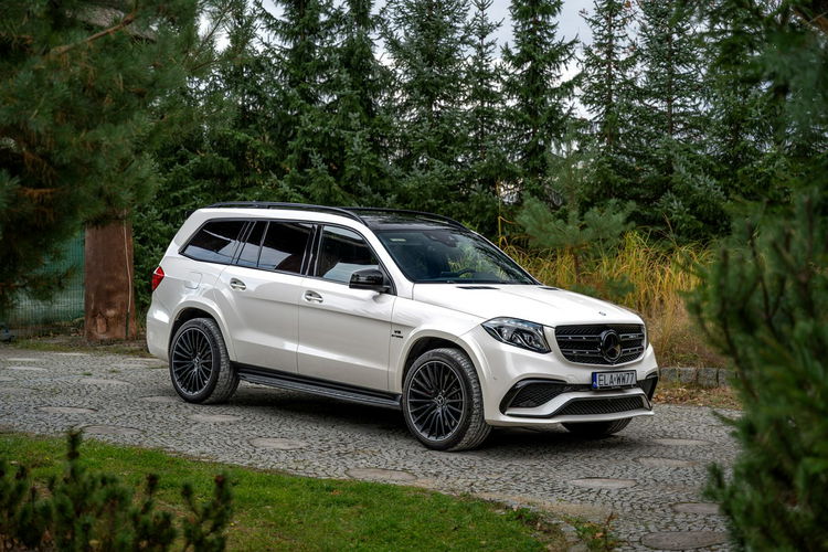 Mercedes GLS Klasa 63 AMG / 5.5 V8 585KM / Oryginał / 2kpl kół / Japonia / Bezwypadkowy zdjęcie 14