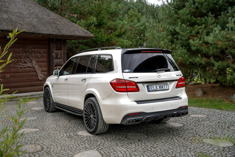 Mercedes GLS Klasa 63 AMG / 5.5 V8 585KM / Oryginał / 2kpl kół / Japonia / Bezwypadkowy zdjęcie 2