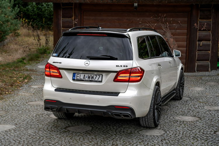 Mercedes GLS Klasa 63 AMG / 5.5 V8 585KM / Oryginał / 2kpl kół / Japonia / Bezwypadkowy zdjęcie 29
