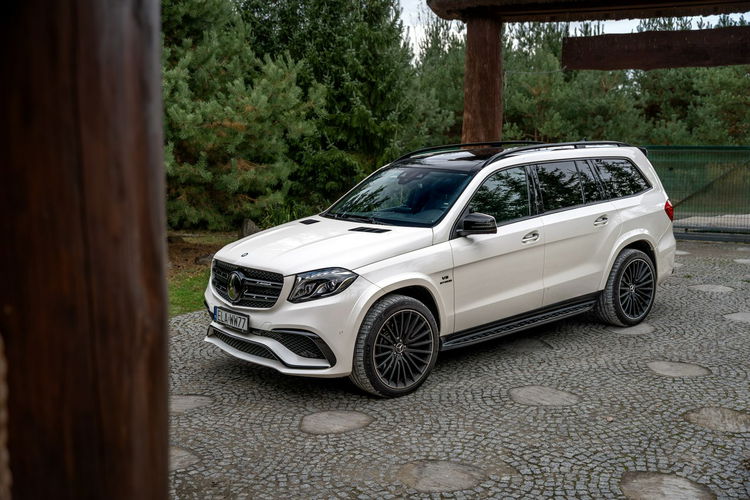 Mercedes GLS Klasa 63 AMG / 5.5 V8 585KM / Oryginał / 2kpl kół / Japonia / Bezwypadkowy zdjęcie 3