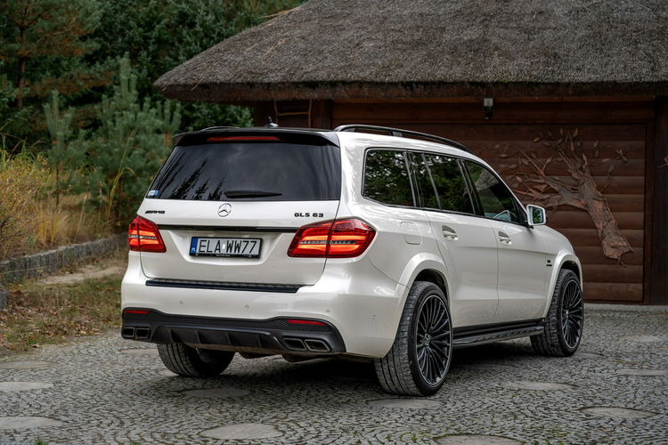 Mercedes GLS Klasa 63 AMG / 5.5 V8 585KM / Oryginał / 2kpl kół / Japonia / Bezwypadkowy zdjęcie 4