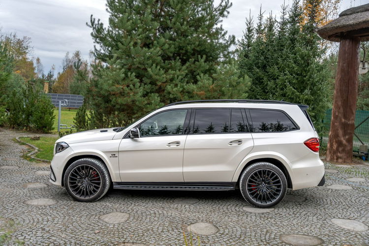 Mercedes GLS Klasa 63 AMG / 5.5 V8 585KM / Oryginał / 2kpl kół / Japonia / Bezwypadkowy zdjęcie 7