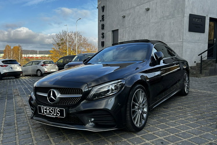 Mercedes C 220 C Coupe Lift 220D195KM Virtual Panorama Burmester Full Led Kamery 360 zdjęcie 1