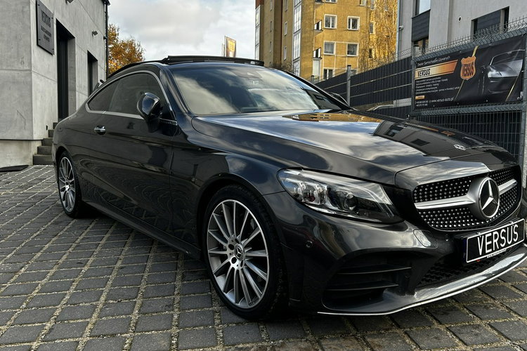 Mercedes C 220 C Coupe Lift 220D195KM Virtual Panorama Burmester Full Led Kamery 360 zdjęcie 3