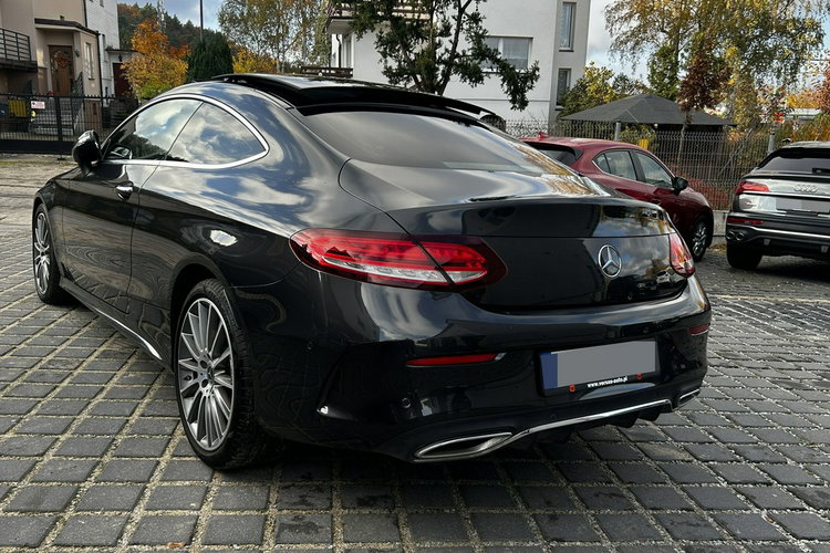 Mercedes C 220 C Coupe Lift 220D195KM Virtual Panorama Burmester Full Led Kamery 360 zdjęcie 6