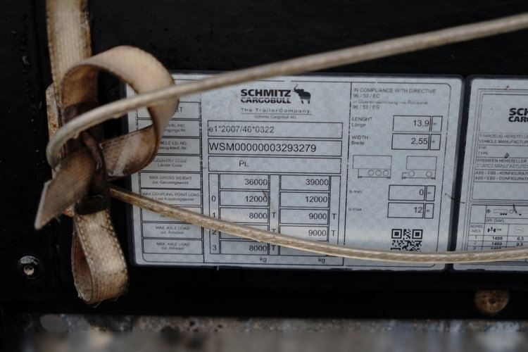 Schmitz -CARGOBULL / FIRANKA / VARIOS  / OŚ PODNOSZONA / DACH PODNOSZONY zdjęcie 24