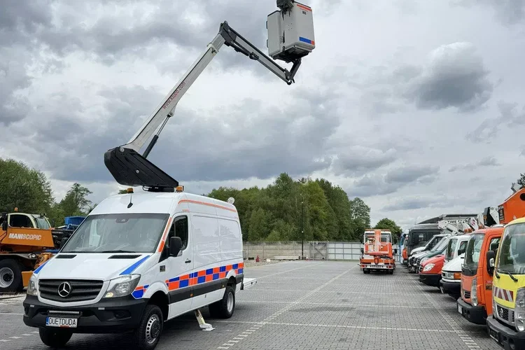 Mercedes Sprinter Zwyżka Podnośnik Koszowy KLUBB K42P UDT WUMAG GSR zdjęcie 2