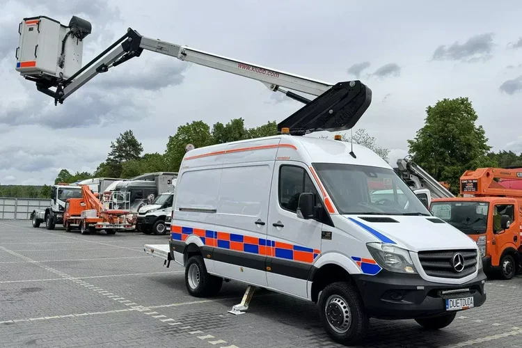 Mercedes Sprinter Zwyżka Podnośnik Koszowy KLUBB K42P UDT WUMAG GSR zdjęcie 3