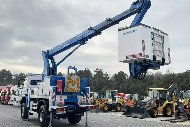 Mercedes AXOR 1829 4x4 Zwyżka RUTHMANN STEIGER T270S16 Podnośnik Koszowy zdjęcie 25