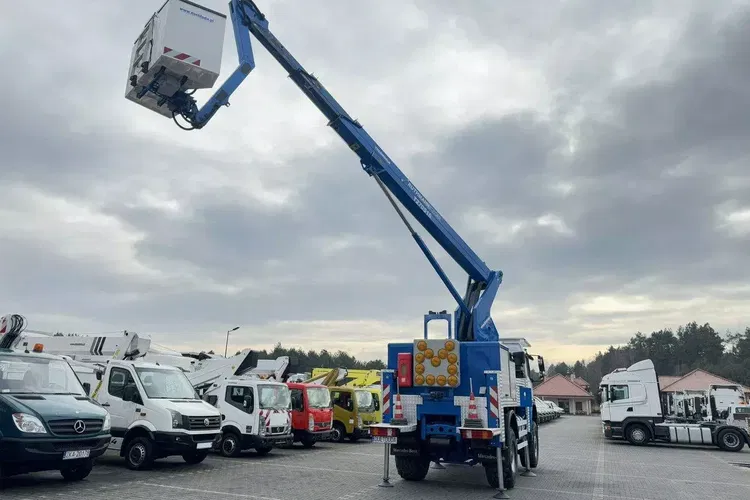 Mercedes AXOR 1829 4x4 Zwyżka RUTHMANN STEIGER T270S16 Podnośnik Koszowy zdjęcie 4