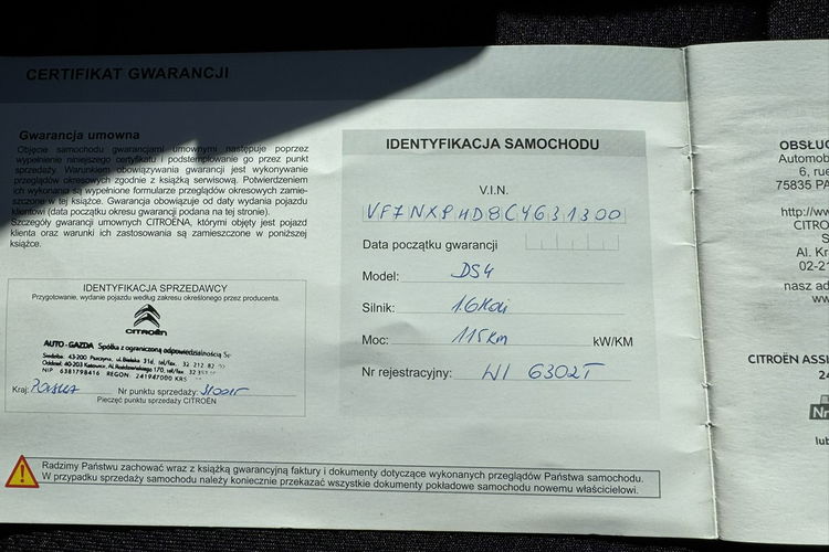 Citroen DS4 Klimatronic 2-stref, Podgrz. fotele, Masaże, 2 kpl. opon zdjęcie 29