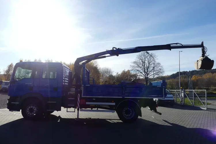 MAN TGM 18.240 / WYWROTKA + HDS / ŁYŻKA / DOKA / DŹWIG / zdjęcie 4