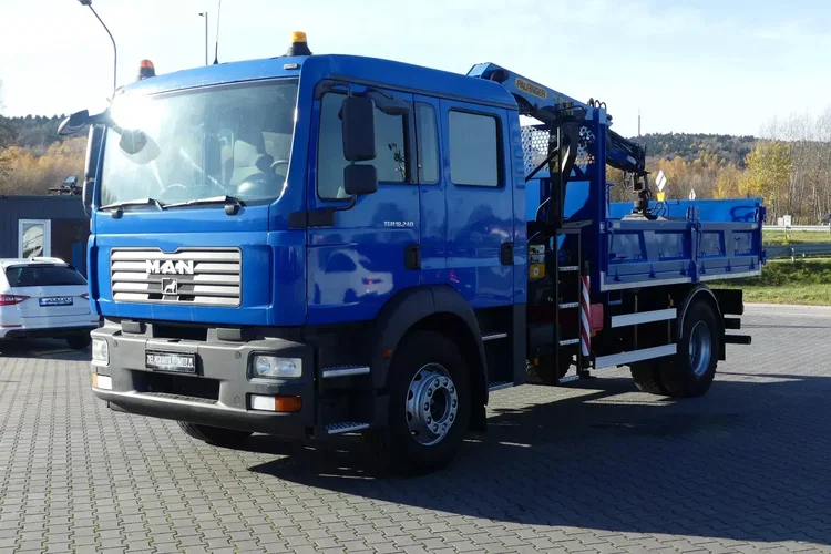 MAN TGM 18.240 / WYWROTKA + HDS / ŁYŻKA / DOKA / DŹWIG / zdjęcie 6