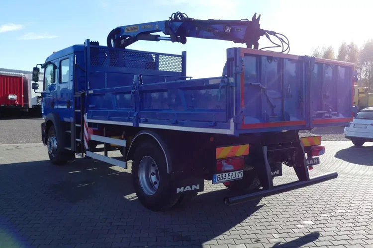 MAN TGM 18.240 / WYWROTKA + HDS / ŁYŻKA / DOKA / DŹWIG / zdjęcie 8