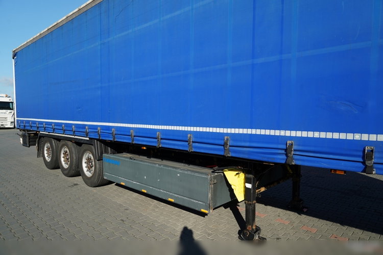 Krone / FIRANKA / STANDARD / KOSZ NA PALETY / OŚ PODNOSZONA / DACH PODNOSZONY / SAF zdjęcie 9