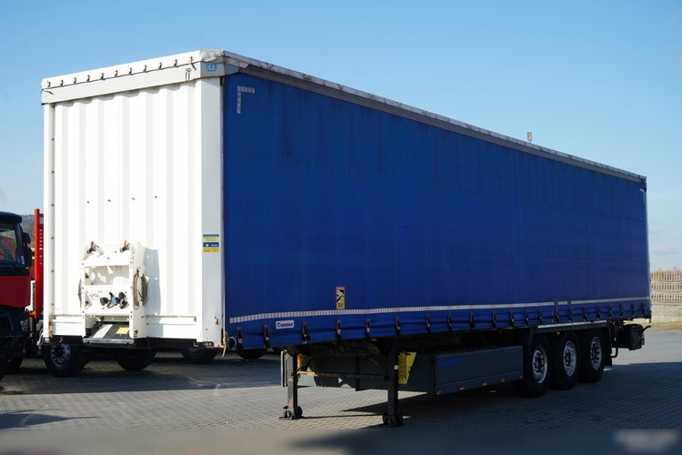 Krone / FIRANKA / STANDARD / KOSZ NA PALETY / OŚ PODNOSZONA / DACH PODNOSZONY / SAF zdjęcie 3