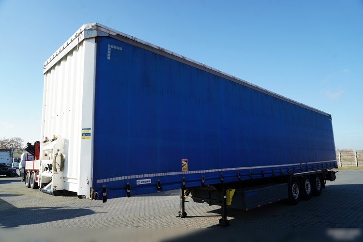 Krone / FIRANKA / STANDARD / KOSZ NA PALETY / OŚ PODNOSZONA / DACH PODNOSZONY / SAF zdjęcie 4