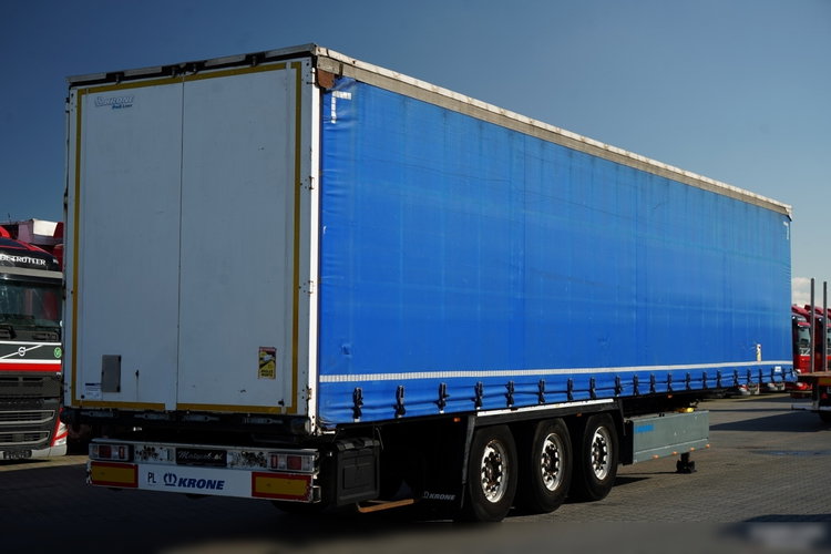 Krone / FIRANKA / STANDARD / KOSZ NA PALETY / OŚ PODNOSZONA / DACH PODNOSZONY / SAF zdjęcie 8