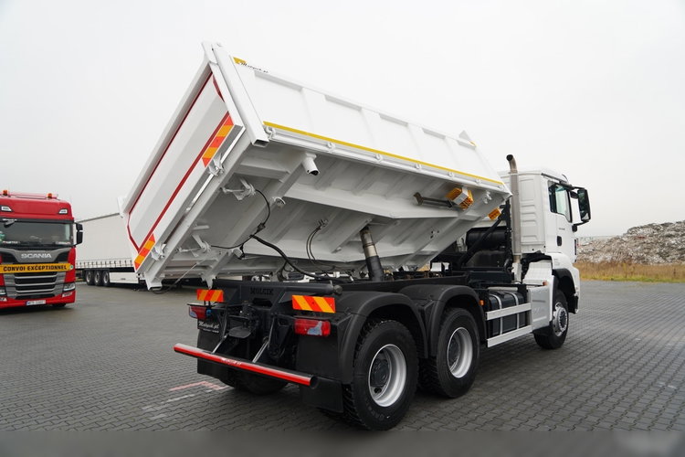 MAN TGS 26.480 / 6X6 / 3 STRONNA WYWROTKA /  HYDROBURTA / UAL /BORDMATIC  zdjęcie 9