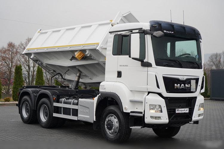 MAN TGS 26.480 / 6X6 / 3 STRONNA WYWROTKA /  HYDROBURTA / UAL /BORDMATIC  zdjęcie 10