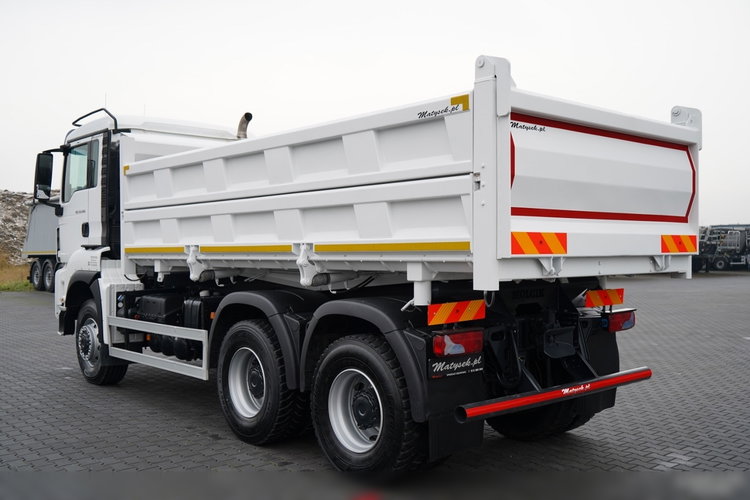 MAN TGS 26.480 / 6X6 / 3 STRONNA WYWROTKA /  HYDROBURTA / UAL /BORDMATIC  zdjęcie 14
