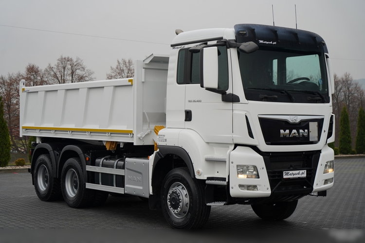 MAN TGS 26.480 / 6X6 / 3 STRONNA WYWROTKA /  HYDROBURTA / UAL /BORDMATIC  zdjęcie 17