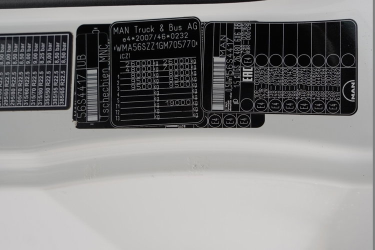 MAN TGS 26.480 / 6X6 / 3 STRONNA WYWROTKA /  HYDROBURTA / UAL /BORDMATIC  zdjęcie 46