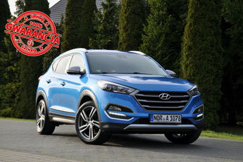 Hyundai Tucson 1.6T(177KM) 99tyś.km Led Navi Kamera Reling Welur I Wł BLS Alu19"ASO