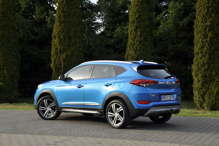 Hyundai Tucson 1.6T(177KM) 99tyś.km Led Navi Kamera Reling Welur I Wł BLS Alu19"ASO zdjęcie 13